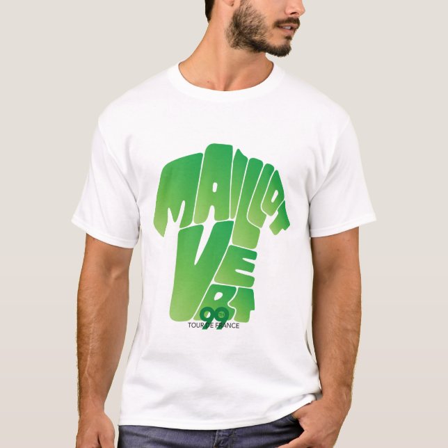 T-shirt Maillot Vert - Jersey vert TDF (Devant)