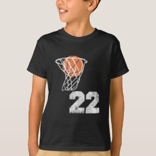 T-shirt Maillot vintage Sketll numéro 22 joueur numéro