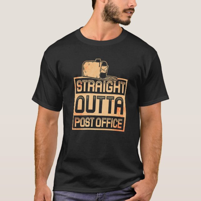 T-shirt Mailman Postman Postal Worker (Devant)