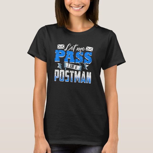 T-shirt Mailman Postman Postal Worker _2 (Devant)