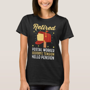 T-shirt Mailman Retraite Retraité Travailleur Postal Retra