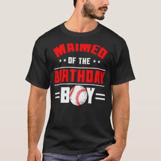 T-shirt Maimeo De L'Anniversaire Boy Baseball Thème Famill