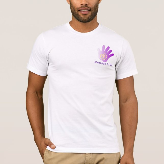 T-shirt Main curative - pourpre (Devant)