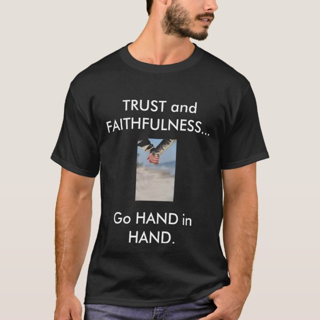 T-shirt main dans la main (Devant)