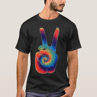 T-shirt main de colorant de cravate
