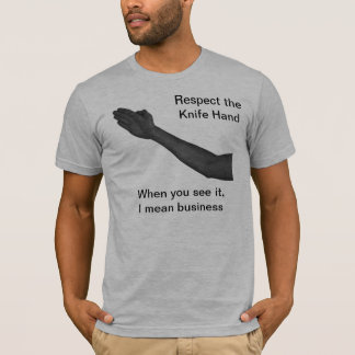T-shirt Main de couteau
