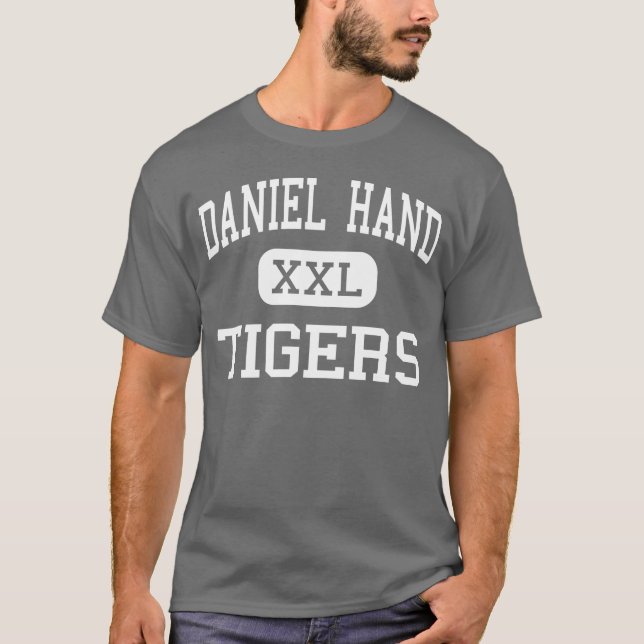 T-shirt Main de Daniel - tigres - haute - Madison le (Devant)