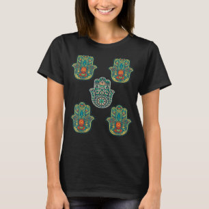 T-shirt Main de l'hindouisme de Hamsa protéger Fatima arab