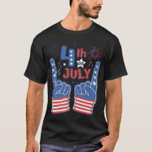 Main de mousse drôle pour le 4 juillet pour les en