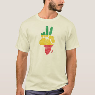 T-shirt main de paix du Darfour Afrique