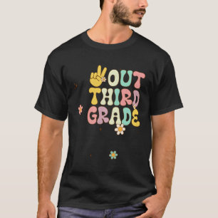 T-shirt Main de paix troisième classe de 3e adieu 3e année