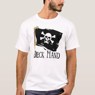 T-shirt Main de plate-forme de jolly roger