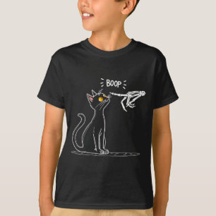 T-shirt Main de squelette de chat noir Boop Performance Ha