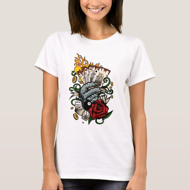 T-shirt Main Des Cartes (Devant)