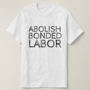 T-SHIRT MAIN D'OEUVRE OBLIGATOIRE ABOLISÉ