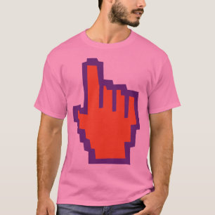T-shirt main hand pointeur pointer mano inform geek