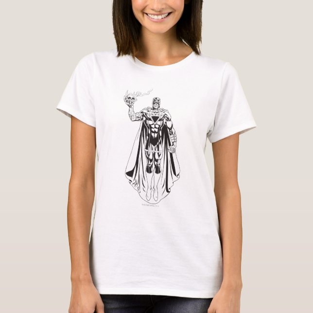T-shirt Main noire avec crâne 3 (Devant)