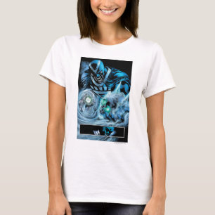 T-shirt Main noire avec le panneau de crâne