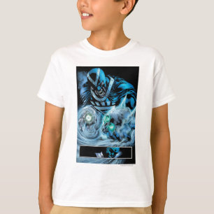 T-shirt Main noire avec le panneau de crâne