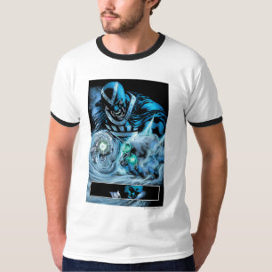 T-shirt Main noire avec panneau de crâne