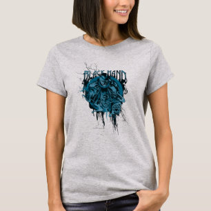 T-shirt Main noire - Collage graphique