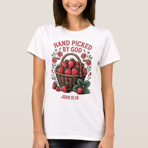 T-shirt Main Pris Par Dieu Chemise John 15:16 Tee