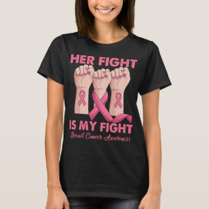 T-shirt Main Son Combat Est Mon Combat Conscience Du Cance