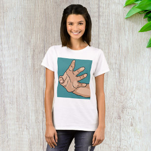 T-shirt Main tendue en perspective