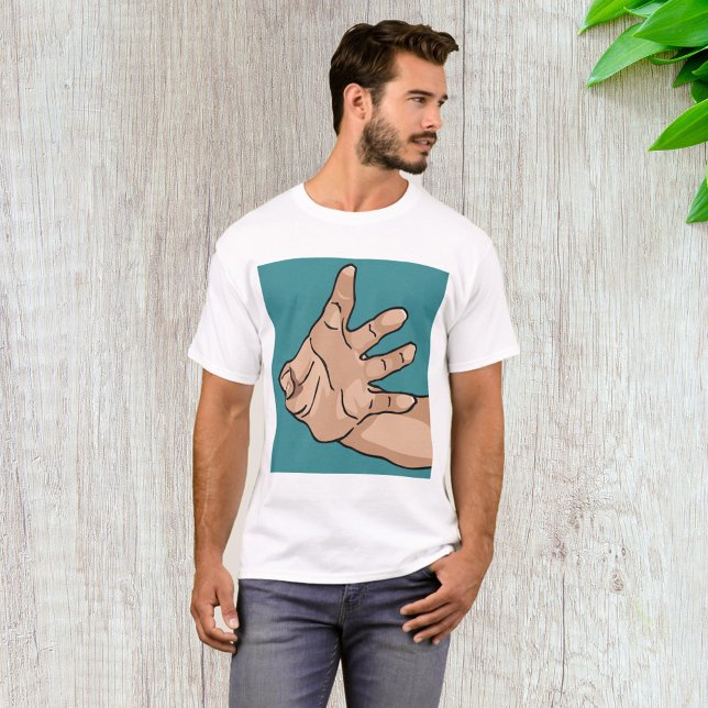 T-shirt Main tendue en perspective (Créateur téléchargé)