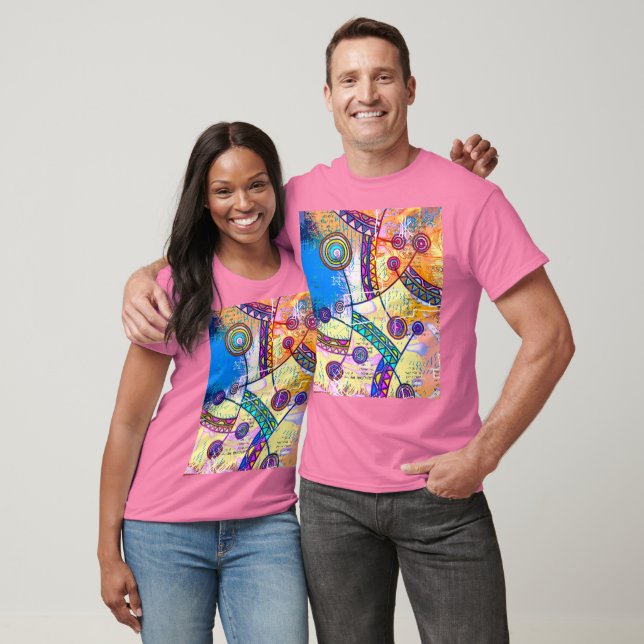 T-shirt Main tirée par EDDArt - Échelle de rêve 1 (Unisexe)