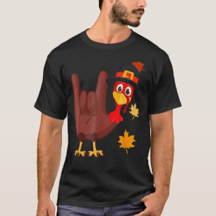 T-shirt Main Turquie Langue Signale Américaine Je Vous Aim