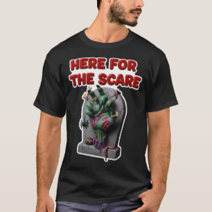 T-shirt Main verte de zombie issue d'une pierre tombale