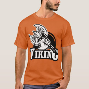 T-shirt Main Viking Tenant Une Ax 1