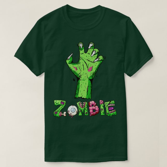 T-shirt Main Zombie 2 (Design devant)