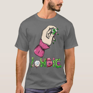 T-shirt Main Zombie avec oeil