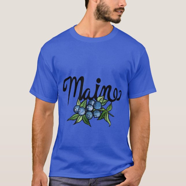 T-shirt Maine Blueberries 1 (Devant)