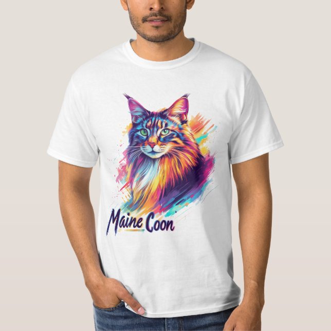 T-shirt Maine Coon (Devant)