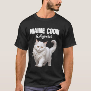 T-shirt Maine Coon Chuchoteur Amateur de Chat Maine Coon
