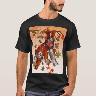 T-shirt maine coon en automne Géant