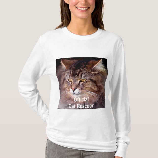 T-shirt Maine Coon Fluffy Kitty Chat-lover Collection (Devant)
