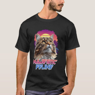 T-shirt Maine Coon MAJESTUEUX FÉLIN Chat Ancien Propriétai