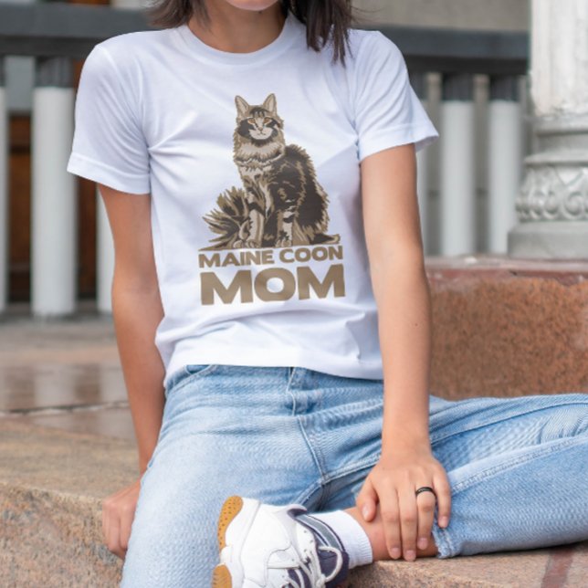 T-shirt MAINE COON MOM (Créateur téléchargé)