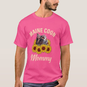 T-shirt MAINE COON MOM Maine Coon maman chat Maine C