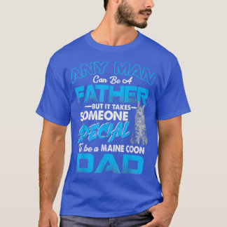 T-shirt Maine Coon Papa Amoureux de les chats Fête des pèr