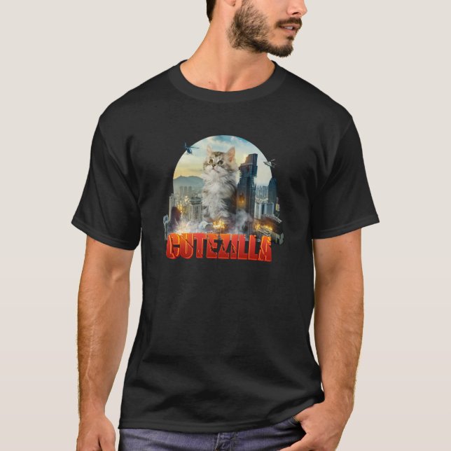 T-shirt & Maine Maine Coon Chat bébé pour Noël (Devant)