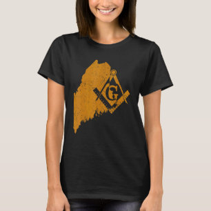 T-shirt Maine Masons Grand Lodge Af&am Freemasony Père