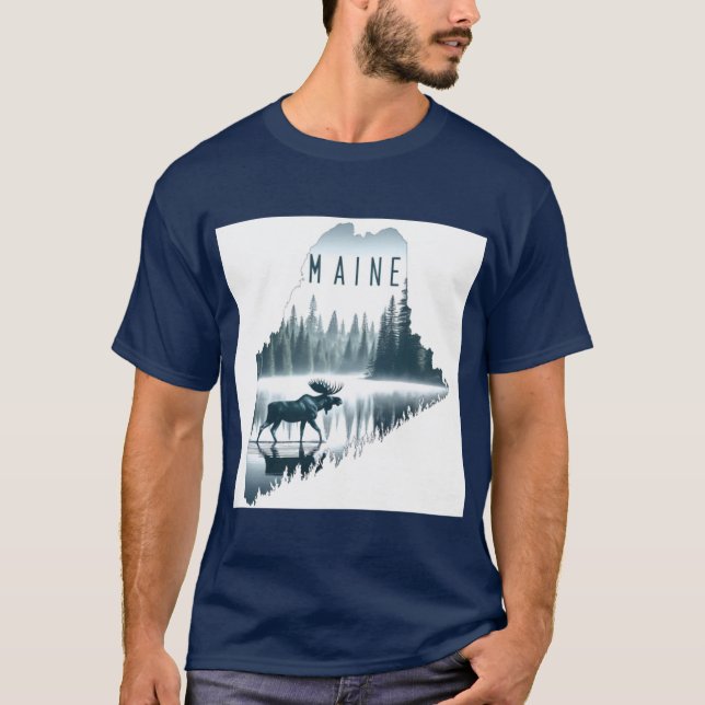 T-shirt Maine Moose (Devant)