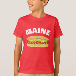 T-shirt Maine Red Snapper Hotdog Portland ME Food Cookout
