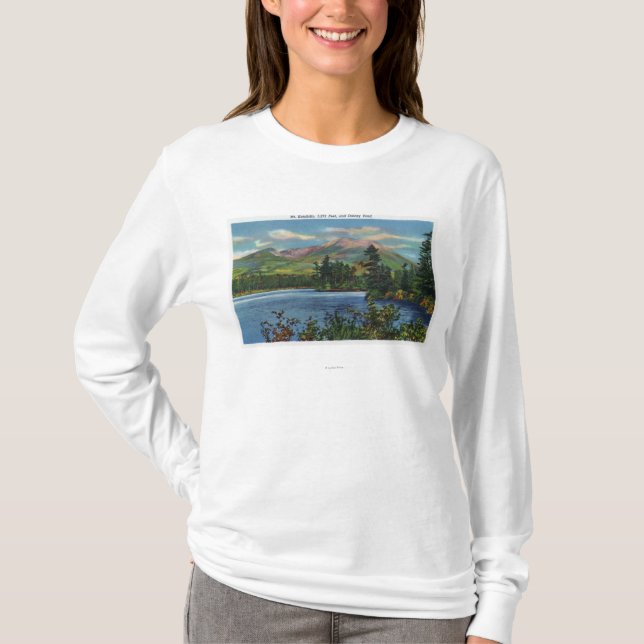 T-shirt MaineView de bâti Katahdin et d'étang de Daicey (Devant)