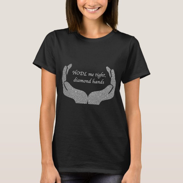 T-shirt Mains de diamant (Devant)